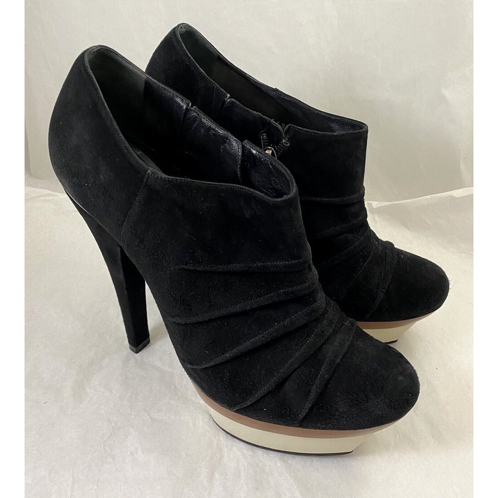 Barbara Bui Platform Pump Boot Bootie Black Platf… - image 3